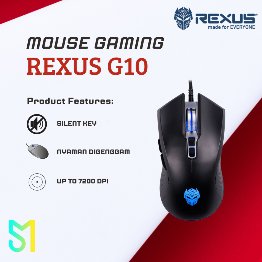 Jual Mouse Gaming Rexus Xierra G10 Gaming Mouse | Shopee Indonesia