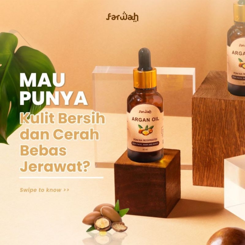Jual Farwah Argan oil 10ml | Shopee Indonesia