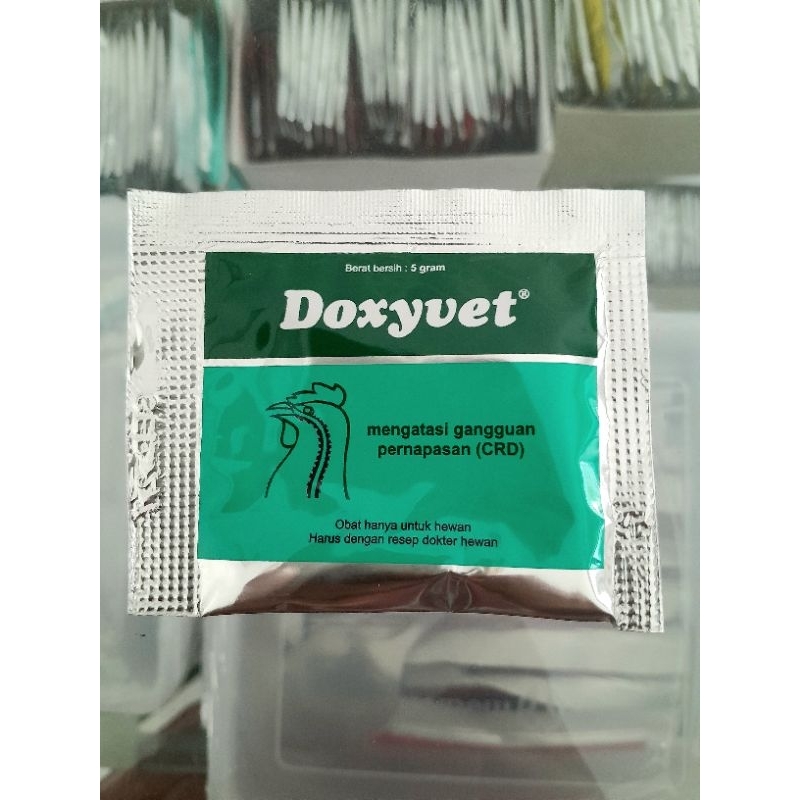 Jual Doxyvet 5 gram - Obat untuk infeksi Ayam | Shopee Indonesia