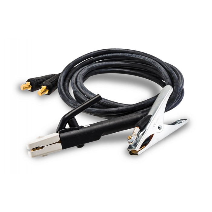 Laselektrodehouder 200A Met Aardklem - 1,5m Kabel - Messing Constructie Voor Booglassen MMA - Geschikt Voor Thuis & Werkplaats
