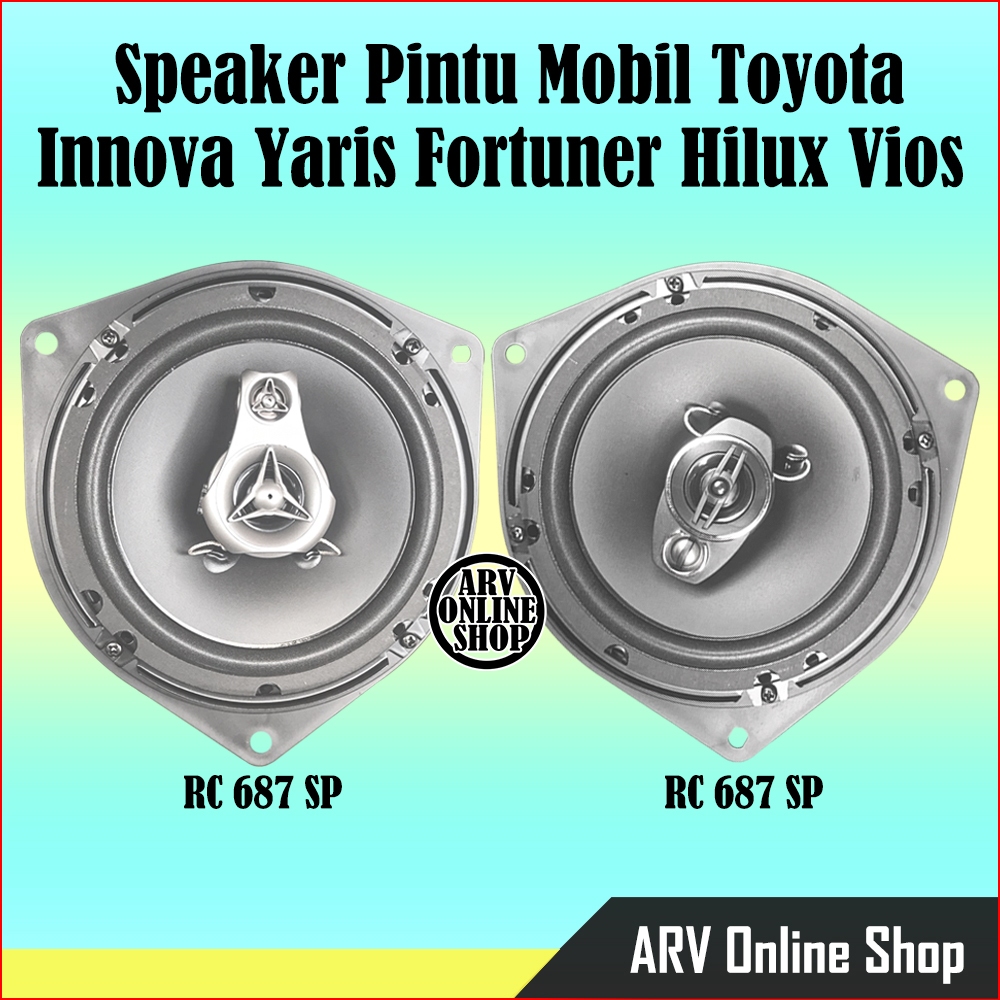 Jual Speaker Pintu Mobil Toyota Innova Fortuner Yaris Vios & Hilux Orca ...