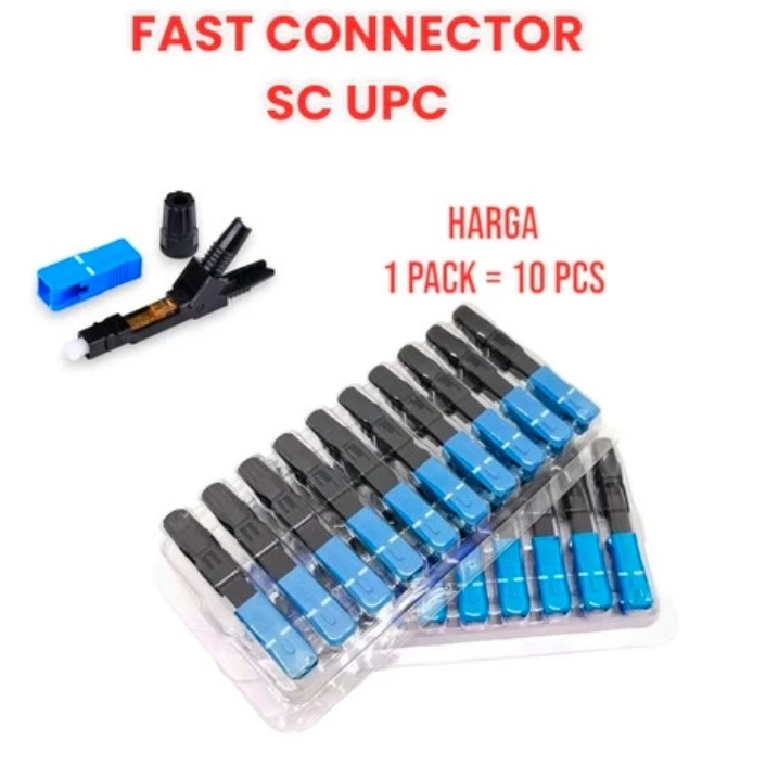 Jual Fast Konektor SC UPC FO Fiber Optic 10 pcs/pack | Shopee Indonesia