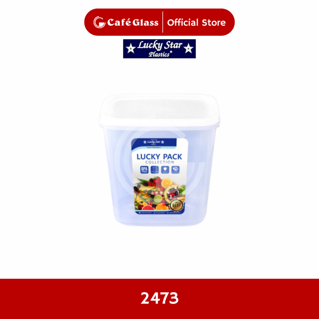 Toples Jajan Toples Serbuk Es Lucky Star 2473 Pack 1150Ml