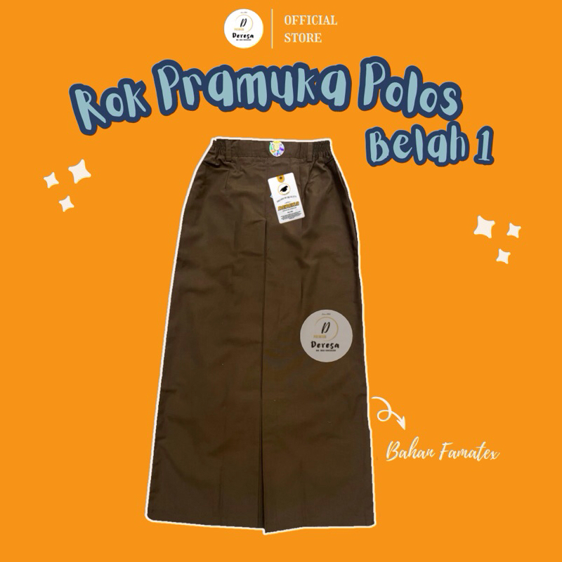 Jual Rok Pramuka Polos Panjang Deresa | Shopee Indonesia