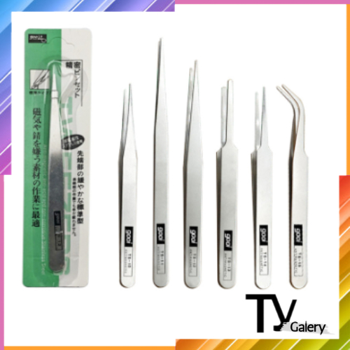 Jual TYG - TY127 Pinset Stainless Steel / Pinset Lurus / Pinset Bengkok ...