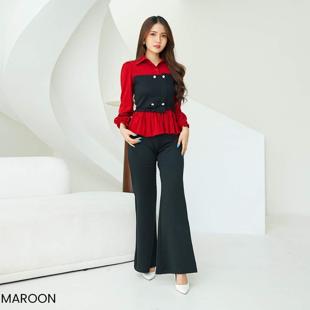 Buy knitted blouse shopee Deals Black Friday