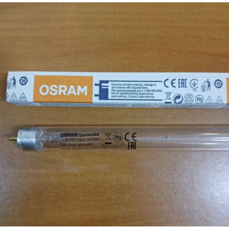 Jual Lampu Osaram Germicidal Puritec HNS 6w G5 Osram | Shopee Indonesia