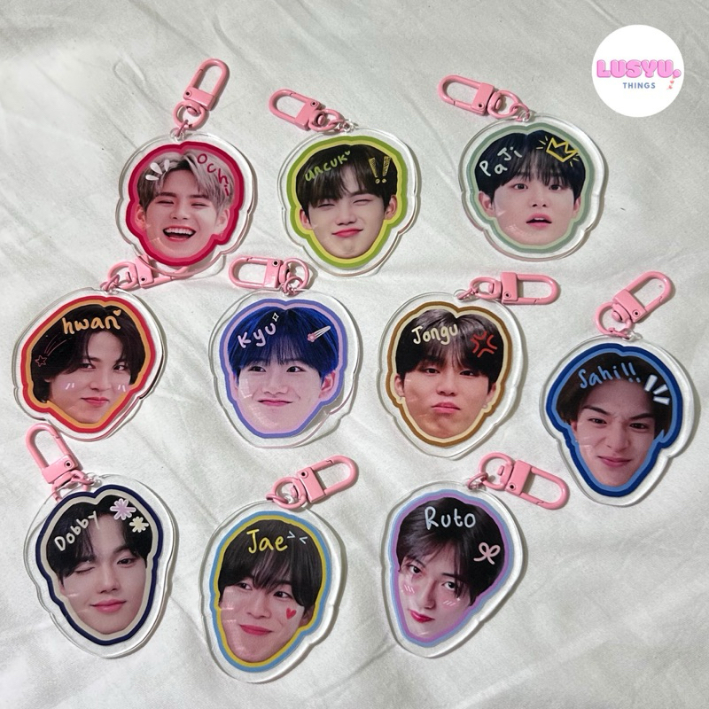 Jual KEYCHAIN TREASURE KEPALA jihoon junkyu junghwan hyunsuk jaehyuk yo ...
