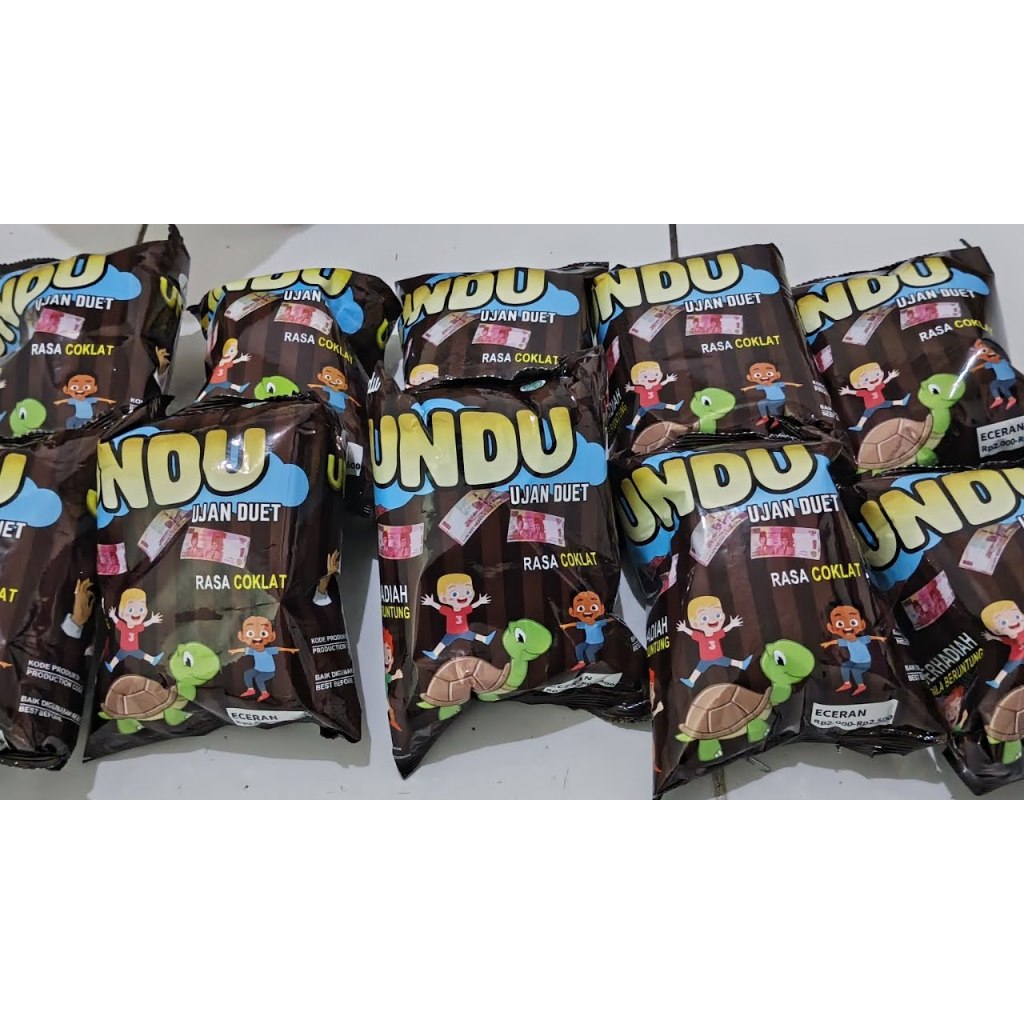 Jual Snack Viral Undu / snack ciki Undu ujan duit berhadiah / undu ...