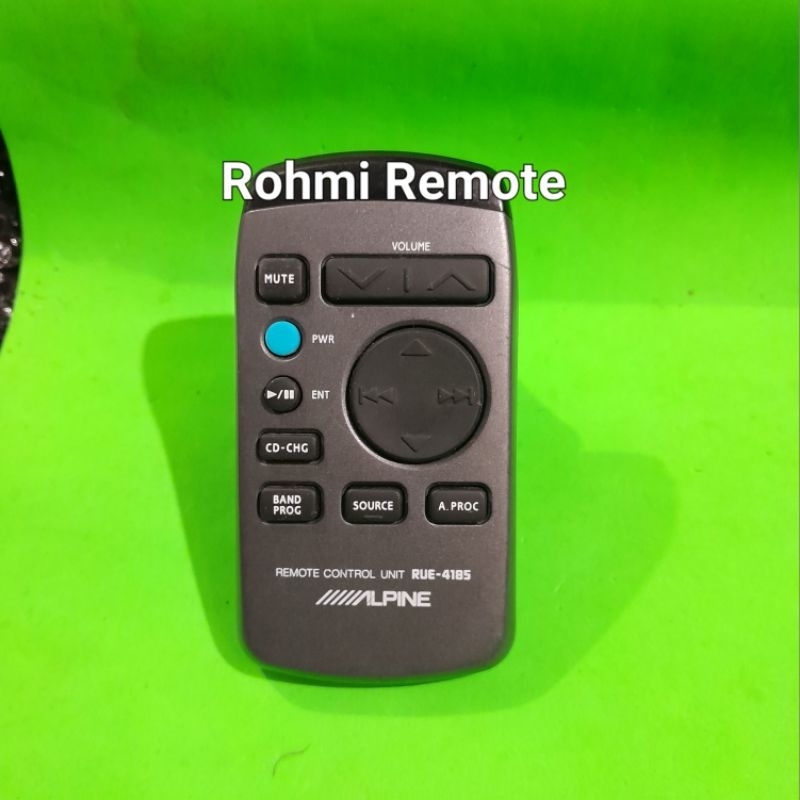 Jual REMOTE REMOT DVD TAPE HEAD UNIT ALPINE RUE-4185 ORIGINAL ASLI ...