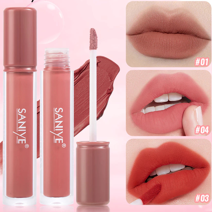 Jual SANIYE L1271 Lipstick Lip Velvet Matte Tahan Lama 9 Warna | Shopee