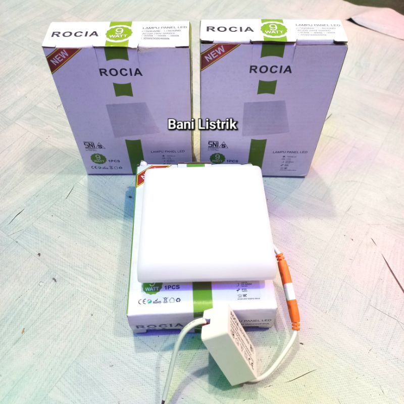 Jual Lampu Led Panel Downlight Inbow Kotak SNI Rocia 9 18 Watt | Shopee ...
