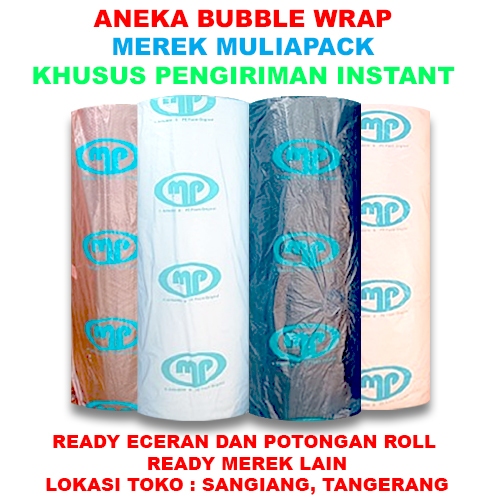 Jual INSTANT Bubblewrap Muliapack dll 125 cm x 50 m Tebal MP Upack GMP ...