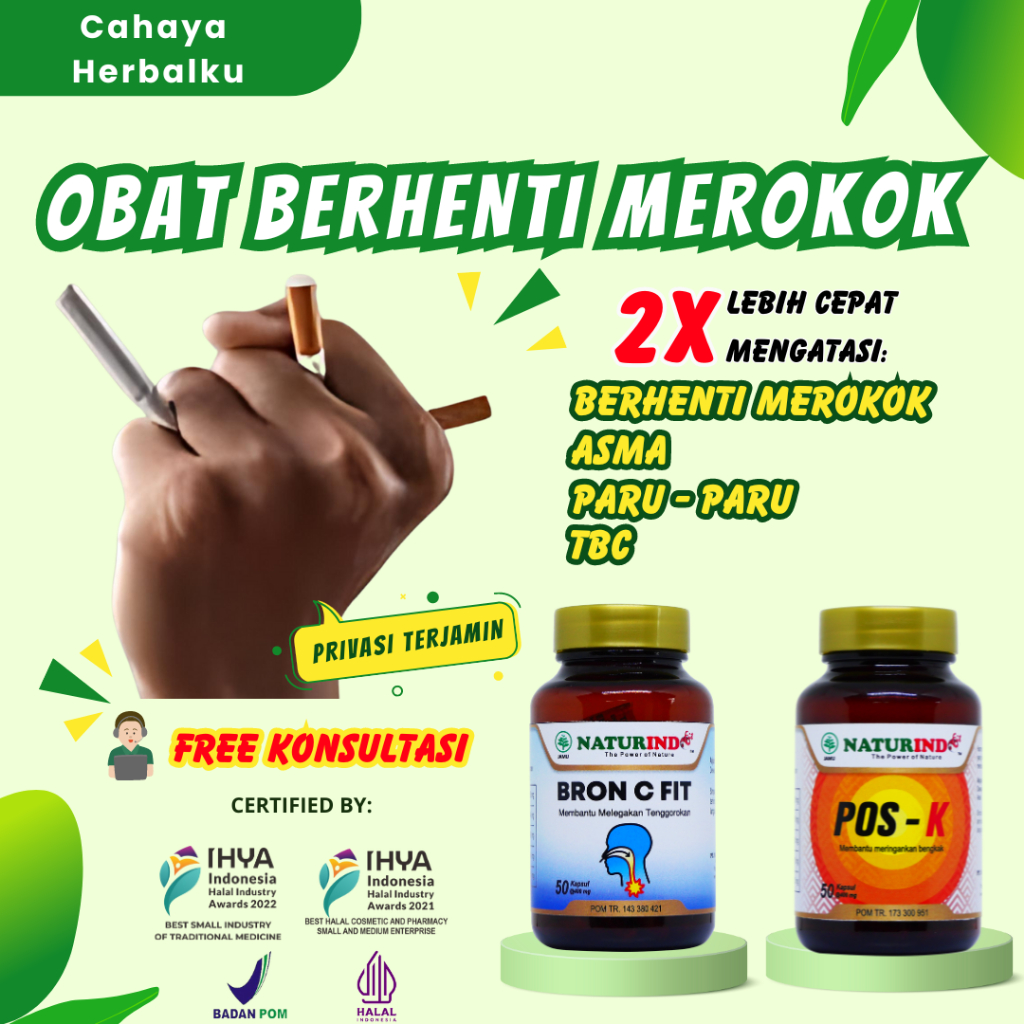 Jual Obat Berhenti Merokok Obat Nafas Sesak Paru-Paru Obat Membantu ...