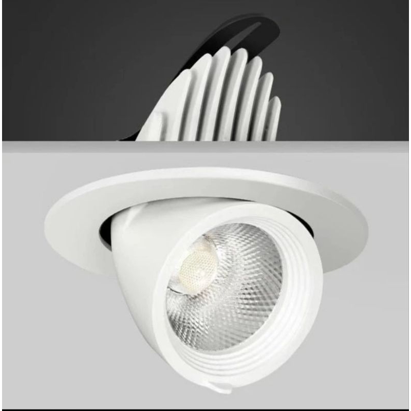 Jual Downlight LED COB Keong Inbow / Downlight Spotlight COB Adjustable ...
