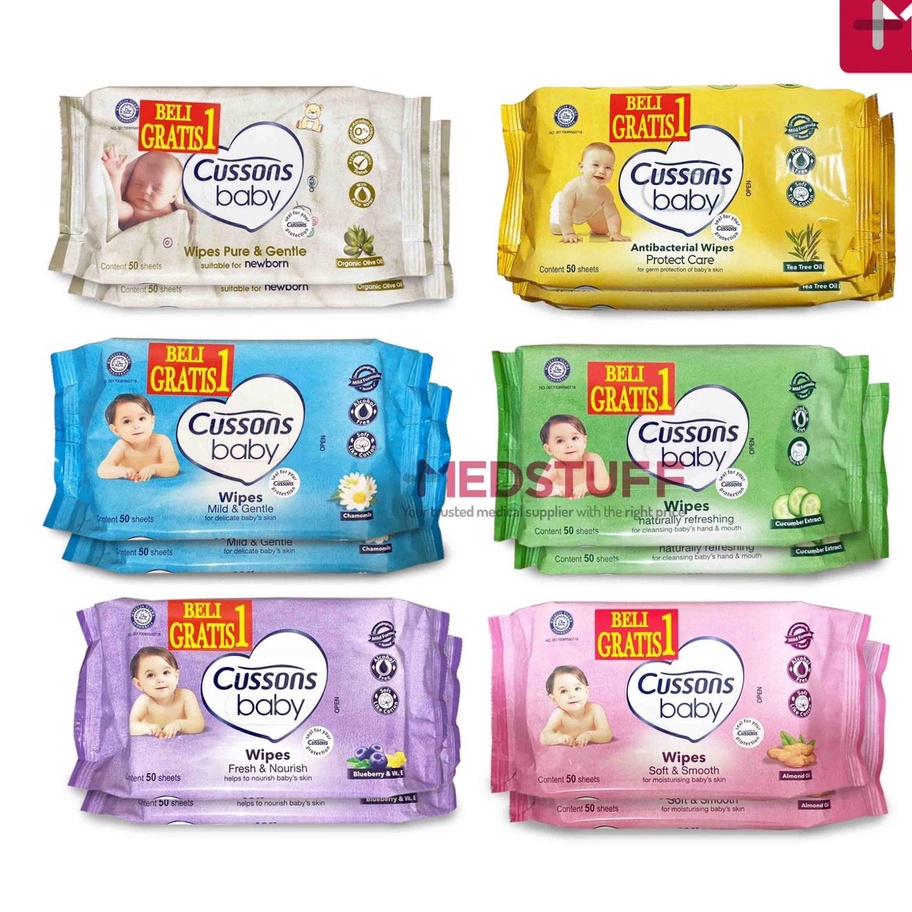 Jual BONUS MENARIK Cussons Baby Wipes Tissue Basah Cusson Tissu Basah ...