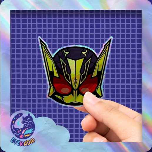 Jual Stiker Hologram Kamen Rider 002 | Shopee Indonesia