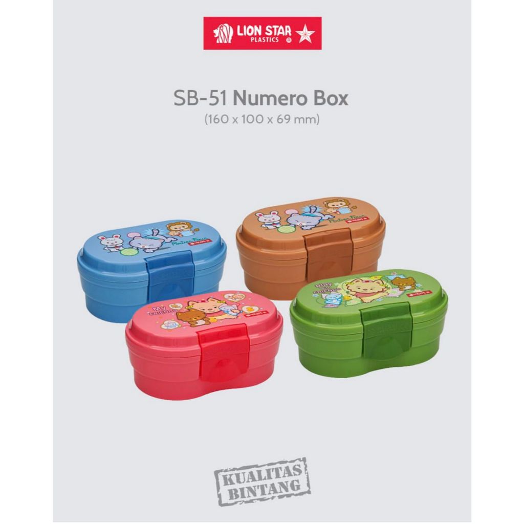 Jual TEPAK MAKAN ANAK/ TEPAK MAKAN SEKAT/ TEMPAT ROTI LION STAR NUMERO ...