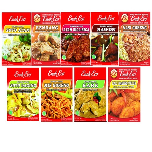 Jual Bumbu Masak Instant / Cooking Sauce Enak Eco 60 Gr ( Bumbu Rendang ...