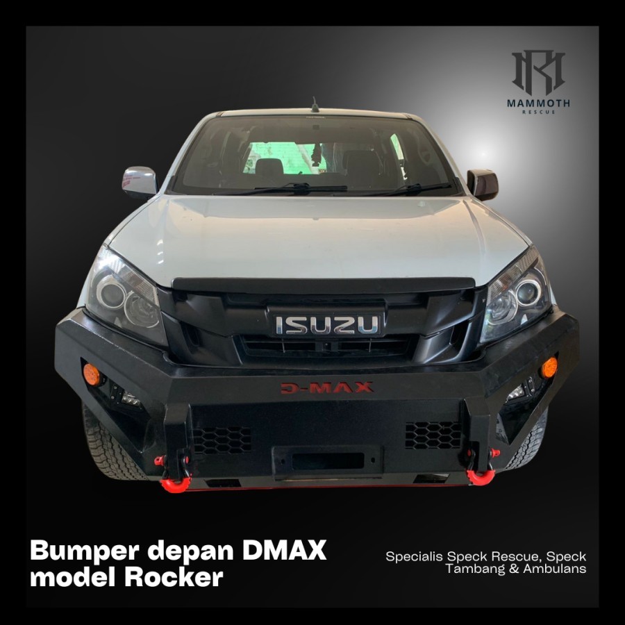 Jual Bumper depan model rocker untuk dmax double cabin | Shopee Indonesia