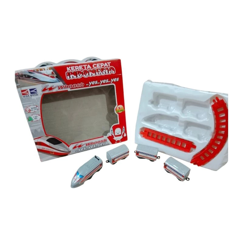 Jual Mainan Anak Rel Kereta Api Cepat Whoosh 4 Gerbong Lokomotif Whosh ...