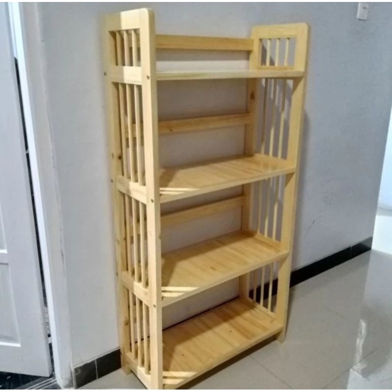 Jual Rak kayu serbaguna ukuran P 70 cm x L 30 cm x T 110 cm | Shopee ...