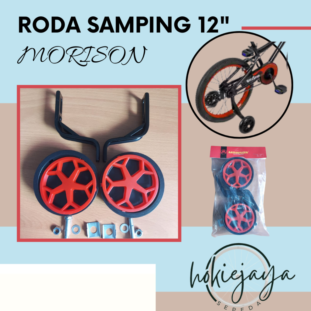 Jual MORISON RODA SAMPING SEPEDA ANAK KHUSUS UKURAN 12 RODA PLASTIK ...