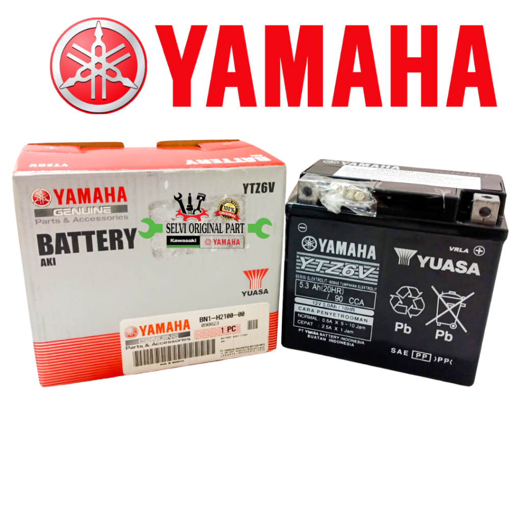 Jual BATERAI BATRE AKI YTZ6V ALL NEW NMAX 155 BN1-H2100-00 YAMAHA ...