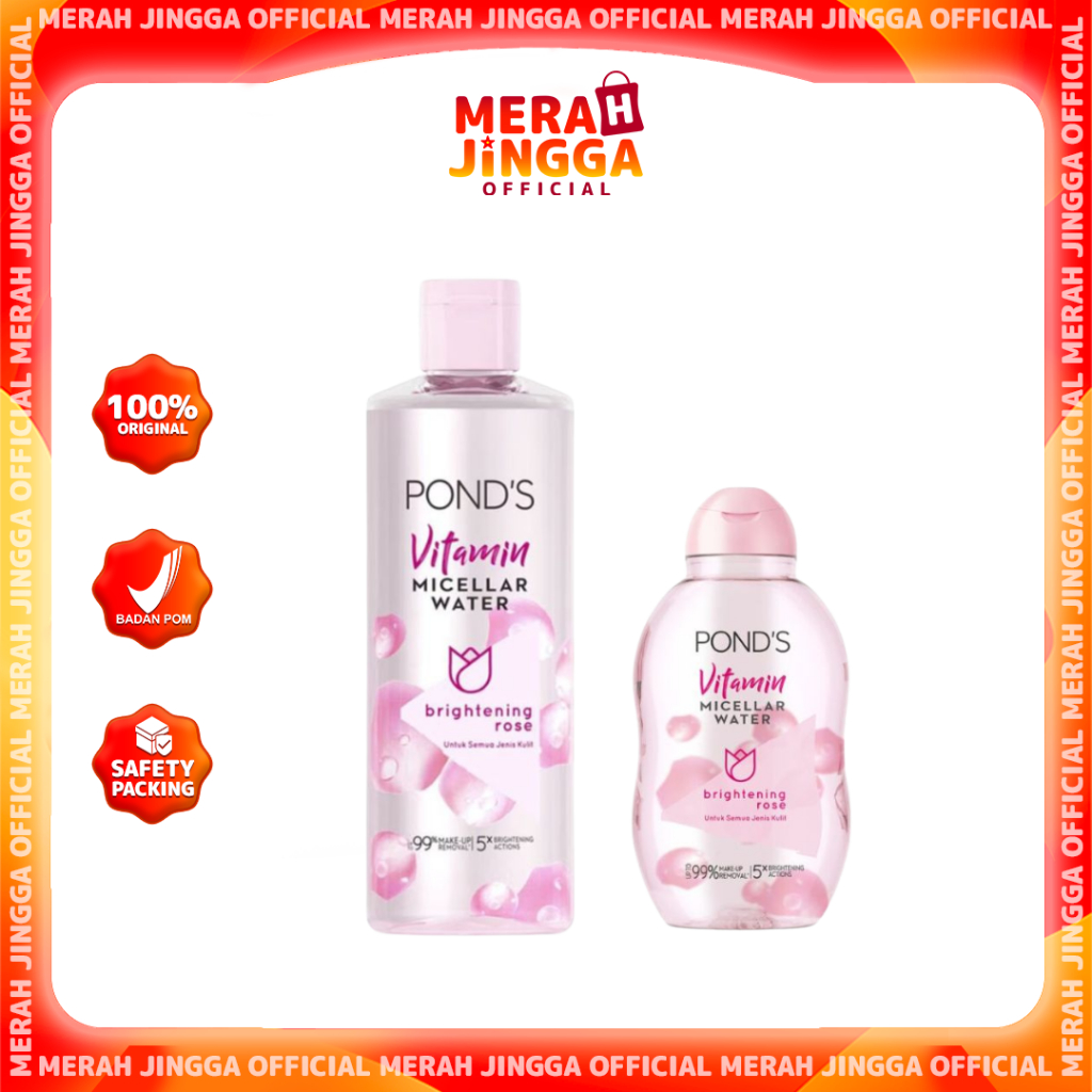 Jual Ponds Vitamin Micellar Water Makeup Remover Brightening Rose