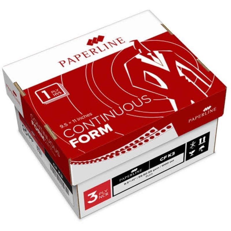 Jual continous form paperline 1 ply, 2 ply, 3 ply, 4 ply, 5 ply (PRS ...