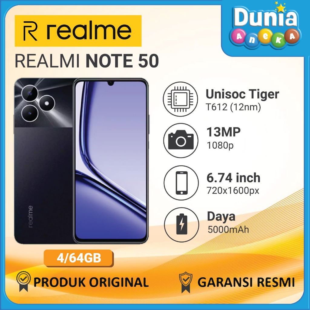 Jual REALME NOTE 50 - GARANSI RESMI REALME ORIGINAL | Shopee Indonesia