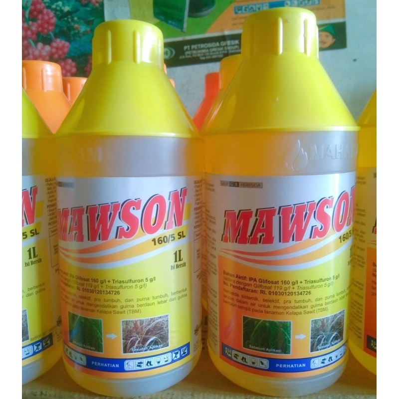 Jual Racun Rumput Sistemik MAWSON*160/5SL*1Liter_Mati Sampai Akar ...