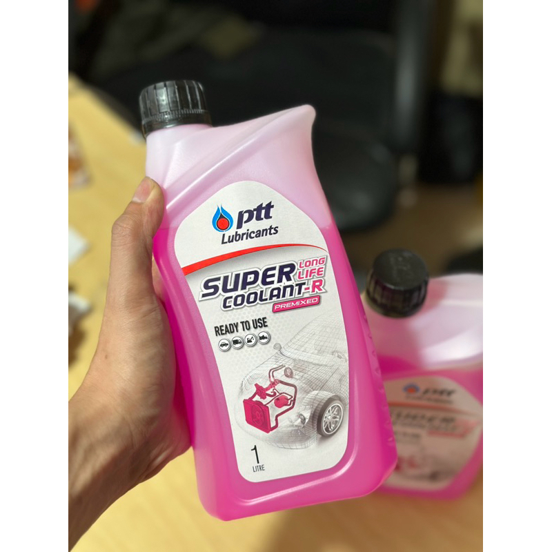 Jual Air radiator ptt super long life coolant 1L warna pink Made in ...