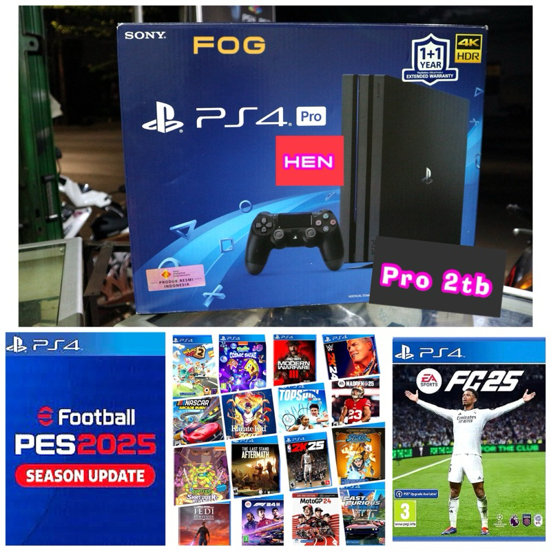 プレイステーション4 2TBブラック カーボンファイバー風（Jual PS4 Pro 