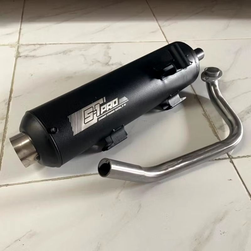Jual Honda click 125 150 Exhaust standard racing 1 set pipe v4 Exhaust ...