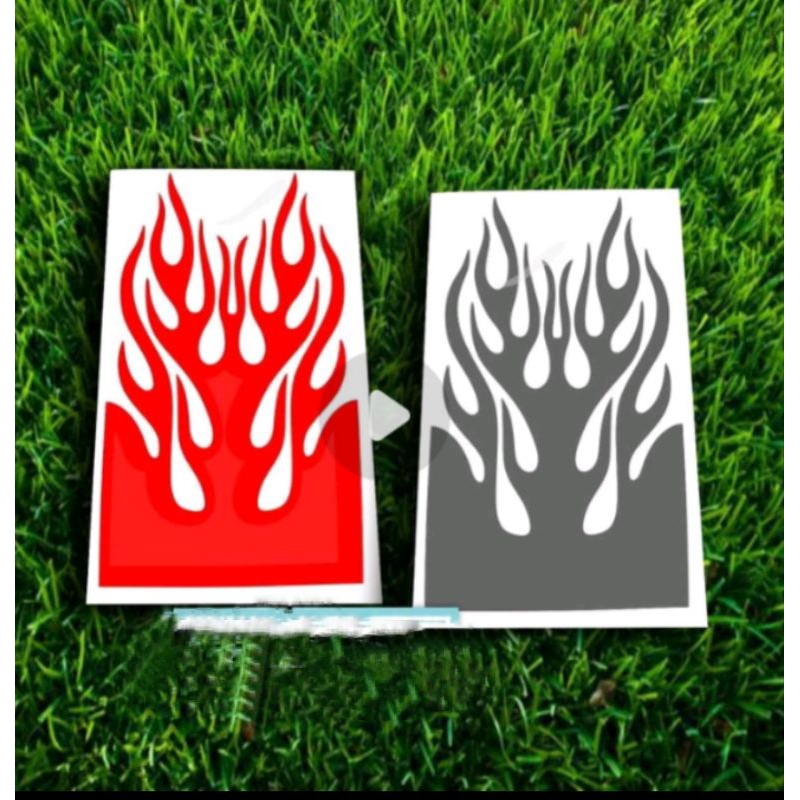 Jual Stiker Variasi Motor Cutting Stiker Api Spakbor Motor | Shopee ...