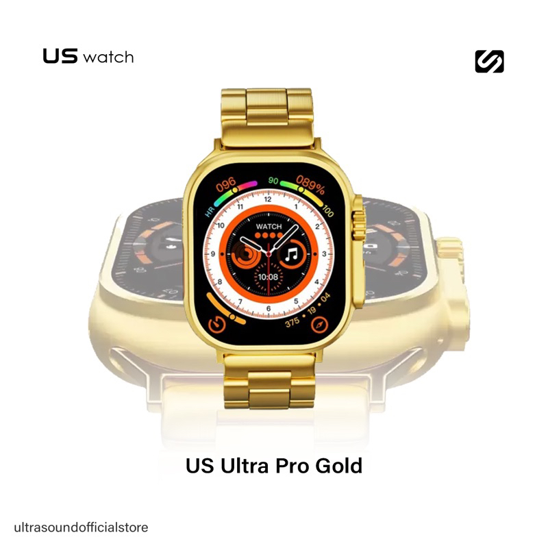 Jual USND Smartwatch ULTRA Stainless Gold Series | Shopee Indonesia