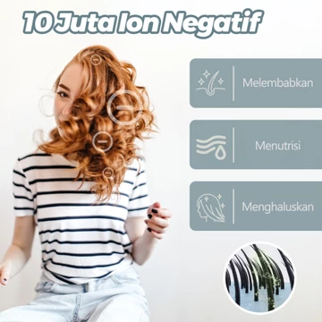 NIKAI N 9768 Catokan Curly Rambut Wanita Catok Rambut Pengeriting Pelurus Rambut 2 In 1 Ion