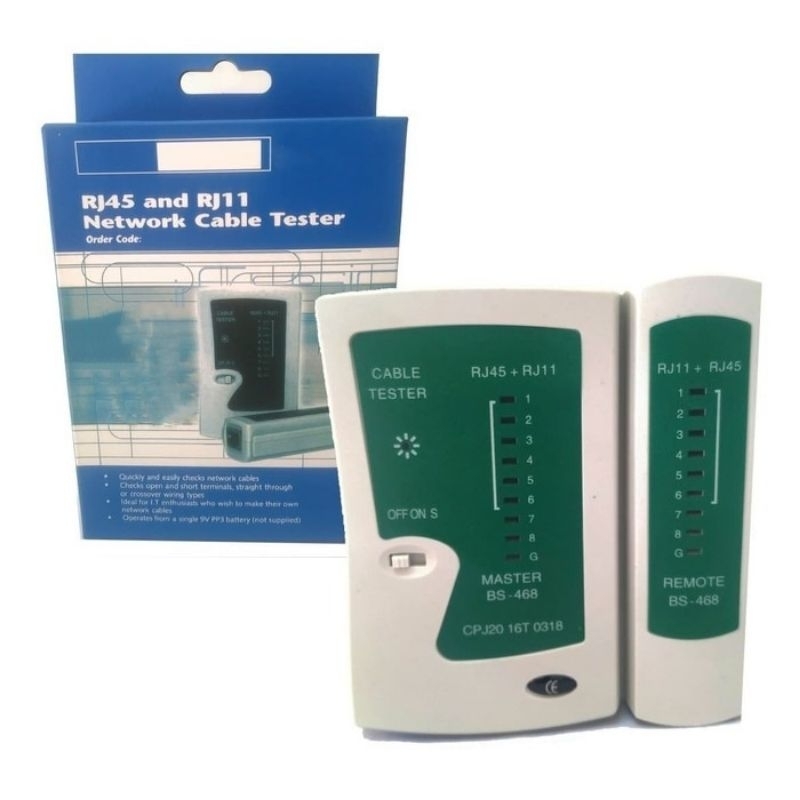 Jual LAN Tester / Alat Cek Kabel LAN / Pendeteksi Kabel LAN RJ11 & RJ45 ...