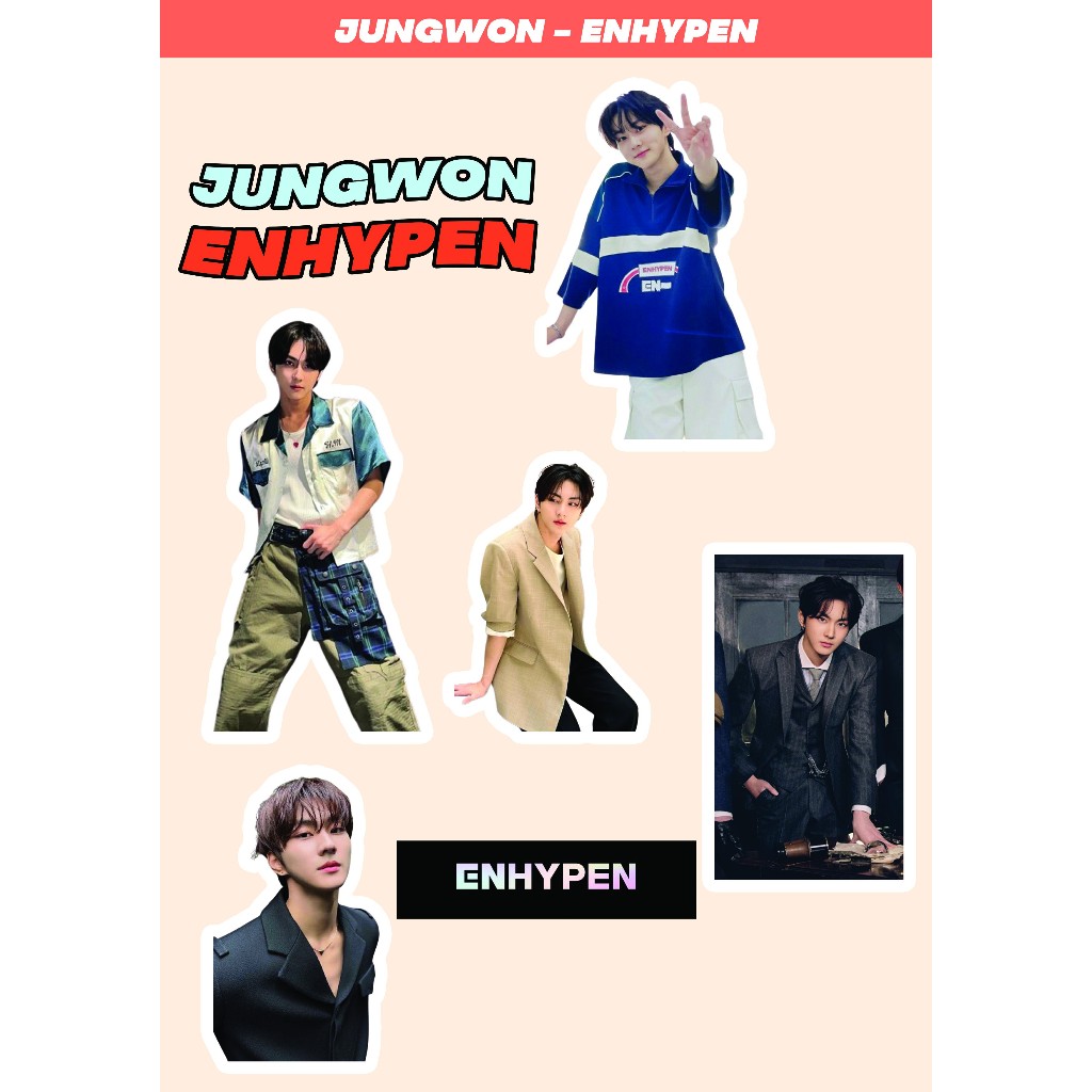 Jual STIKER JUNGWON ENHYPEN I STIKER ENHYPEN HOLOGRAM I JUNGWON ENHYPEN ...