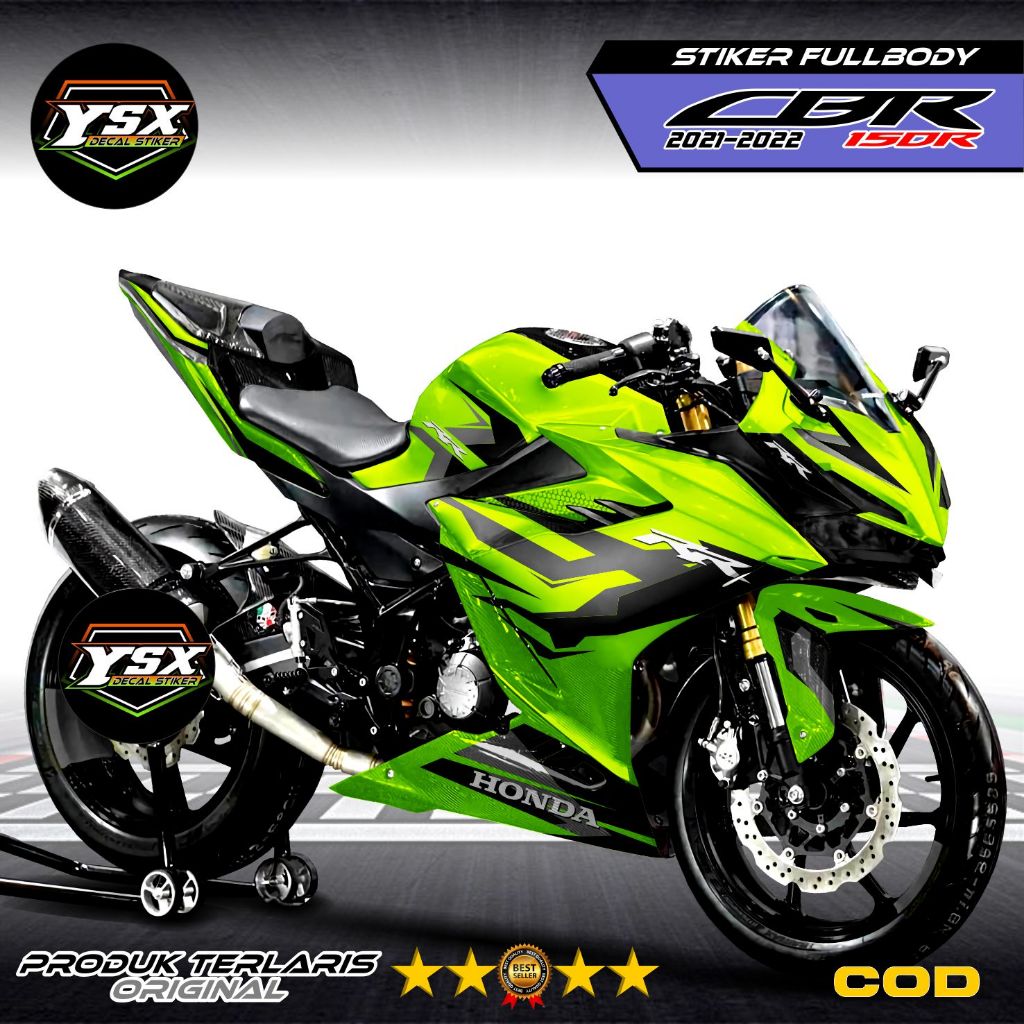 Jual Decal Cbr 150R 2021 K45R Desain Stiker fullbody livery