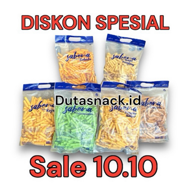 Jual 1 karton snack SABENA NEW ISI 6 karung 1kg MIX rasa bisa COD ( NEW ...