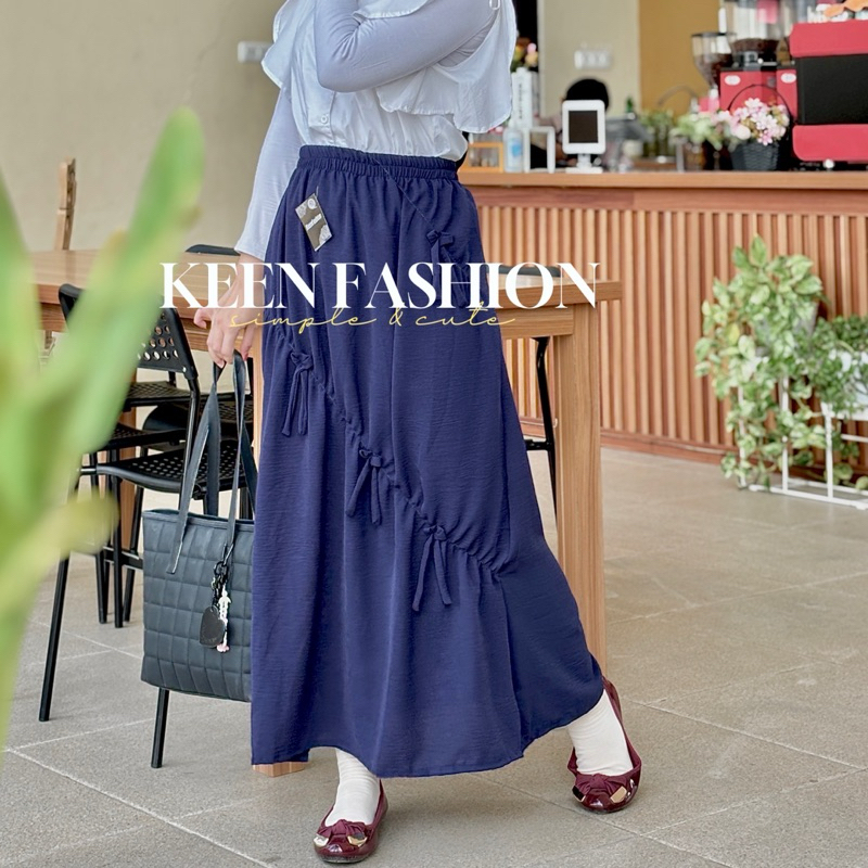 Jual ROK PITA JUMBO CRINKLE AIRFLOW TERMURAH ROK PANJANG WANITA ...
