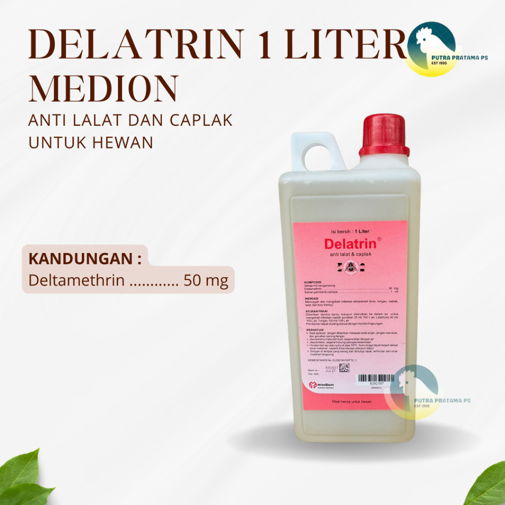 Jual DELATRIN 1 LITER - Anti Lalat dan Caplak Medion | Shopee Indonesia