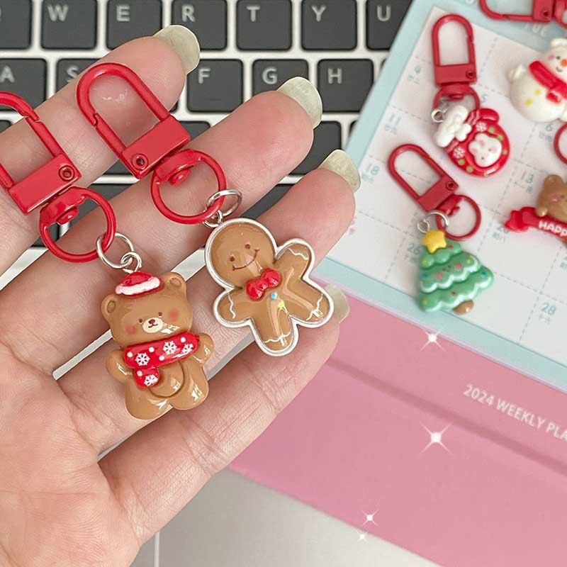 Jual GANTUNGAN KUNCI RESIN ORNAMEN NATAL 1526 KEYCHAIN KEYRING SANRIO ...
