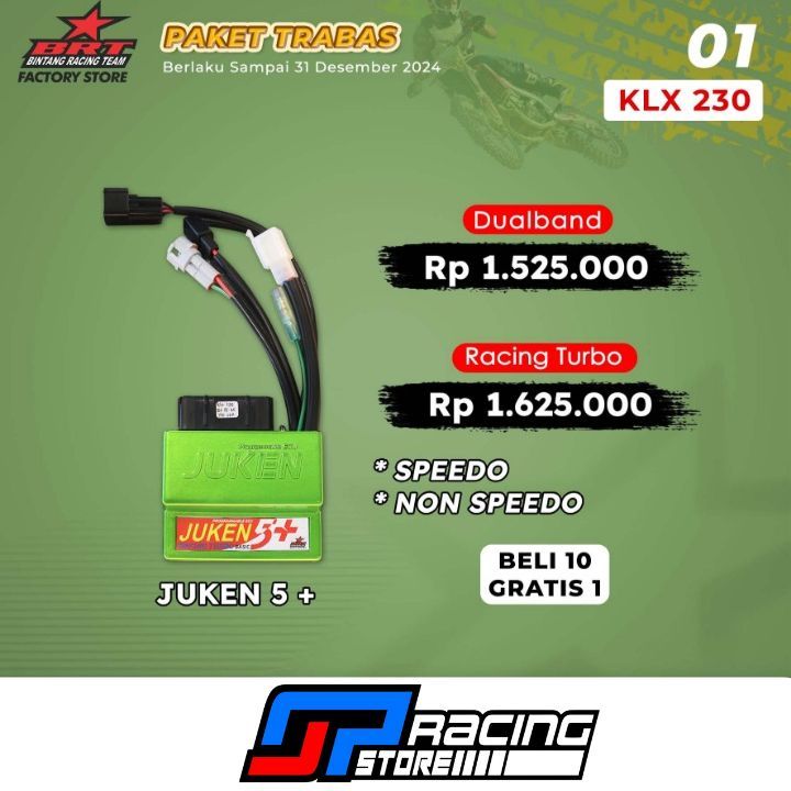 Jual BRT Promo ECU Juken 5+ Dualband KLX 230 - KLX 230 | Shopee Indonesia