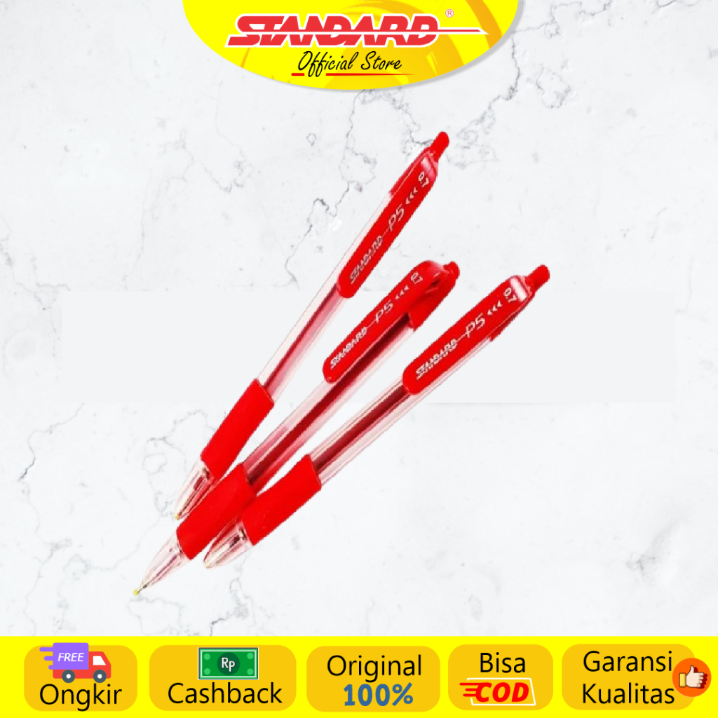 Standard - Pulpen P5 0.7 ( Alat Tulis / Pen / Ballpoint / Pena ) (7)
