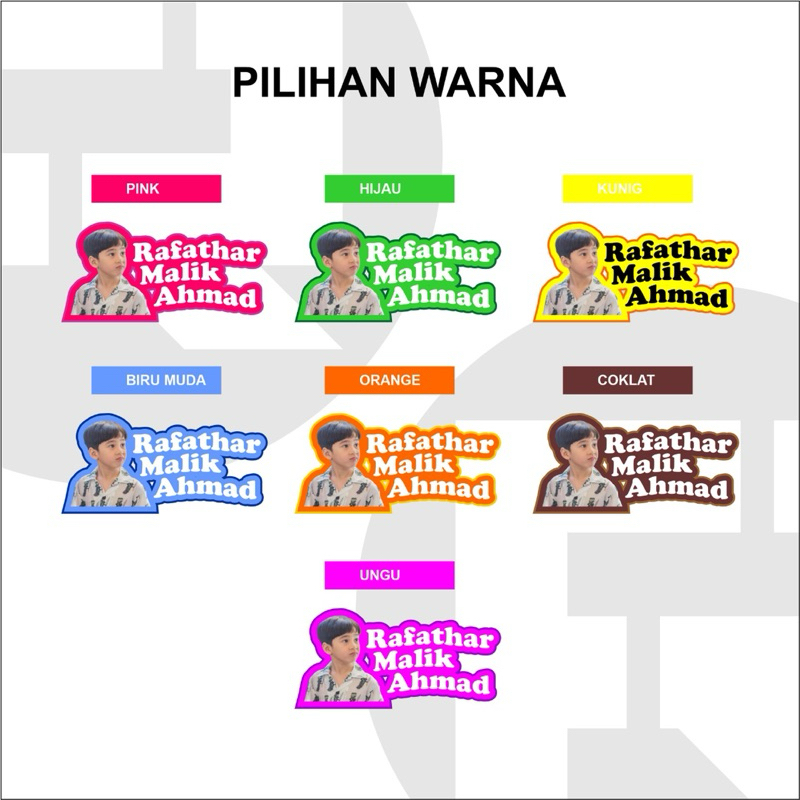 Jual STIKER CUSTOM NAMA DAN FOTO | BACA DESKRIPSI PRODUK DI BAWAH ...