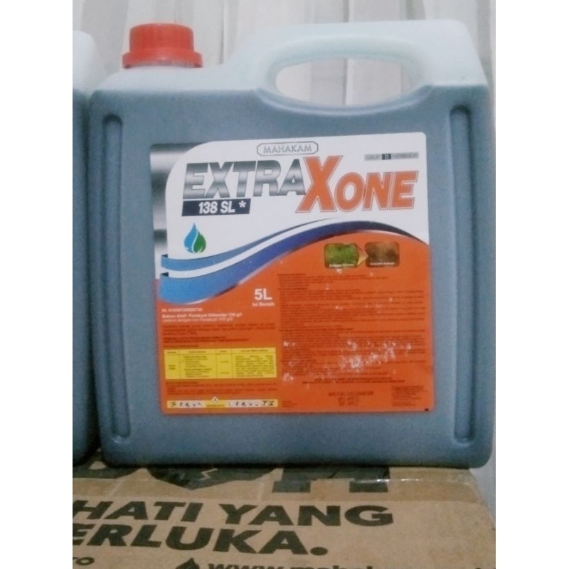 Jual Racun Rumput EXTRAXONE*138SL*5 Liter+Grandally 25Gram. | Shopee ...