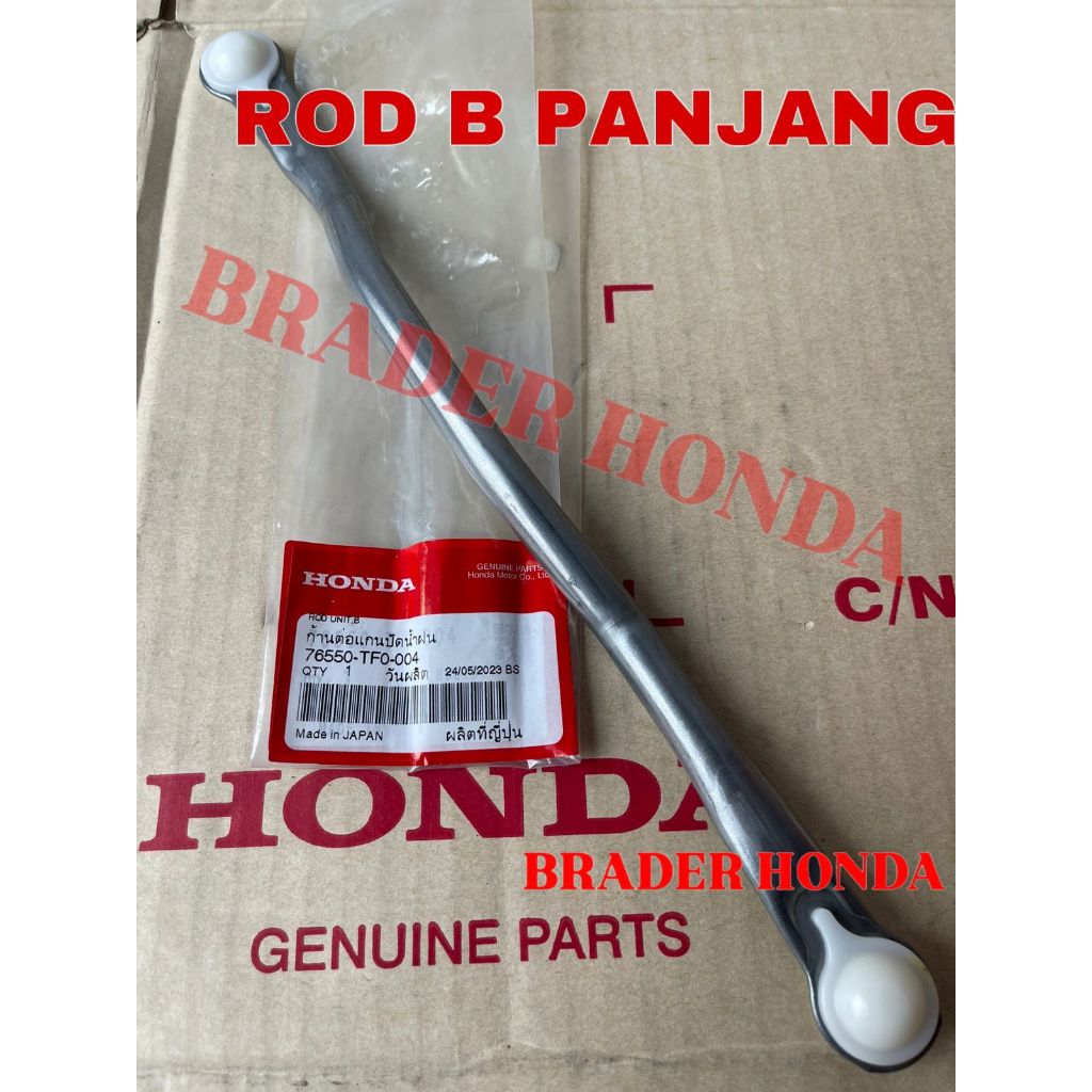 Jual LINK WIPER KACA DEPAN BESI ROD UNIT A B PANJANG PENDEK JAZZ GE8 ...